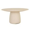Livorno Sphere Dining Table - Sand Fleck