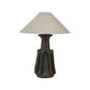 Lorne Ridge Table Lamp - Onyx - Oatmeal