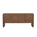Luna Buffet - Smoked Ash Parquetry