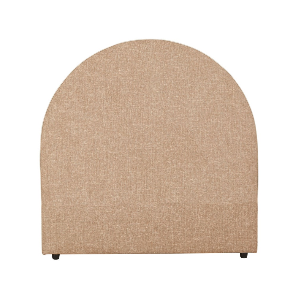 [MADRID-ARCH-BEDHEAD-PEACH-GREIGE-BH-MAD-ARCH-X-GREIGE] Madrid Arch Bedhead - Peach - Greige