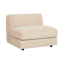 Madrid Curve 1 Seater Centre Sofa - Soft Wheat