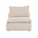Madrid Fold 1 Seater Centre Sofa - Tapioca