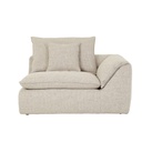 Madrid Fold 1 Seater Right Arm Sofa - Tapioca
