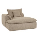 Madrid Fold Left Chaise Sofa - Mercury Boucle