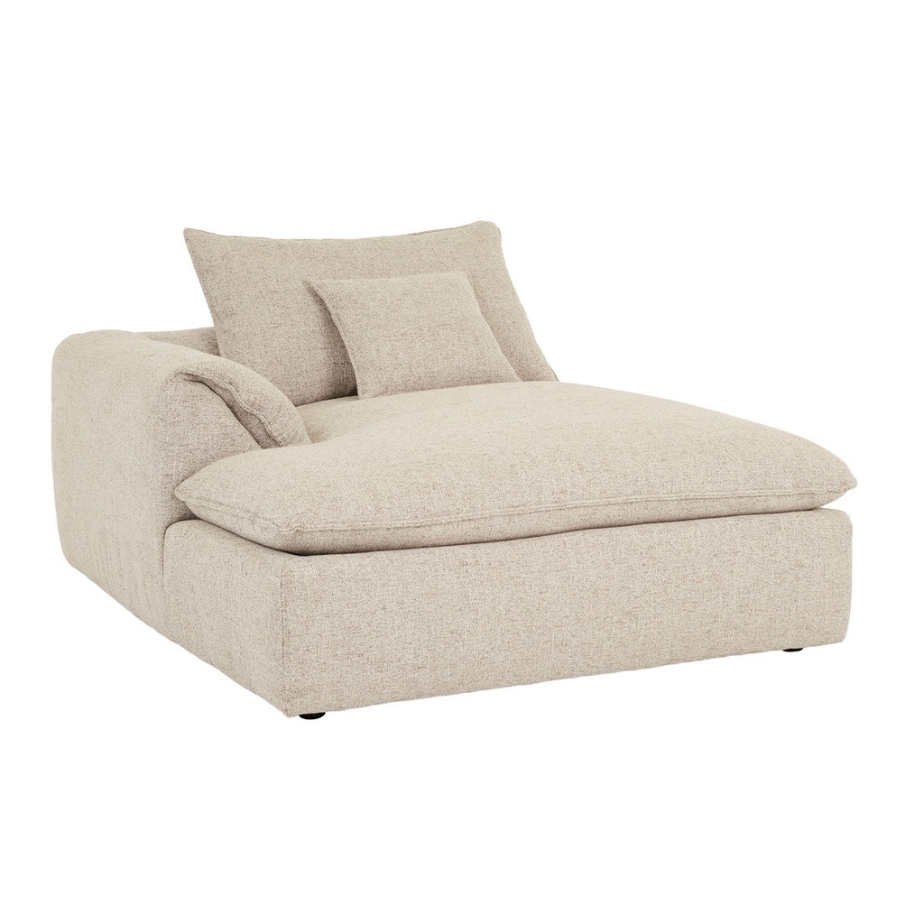 Madrid Fold Left Chaise Sofa - Tapioca