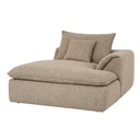 Madrid Fold Right Chaise Sofa - Mercury Boucle