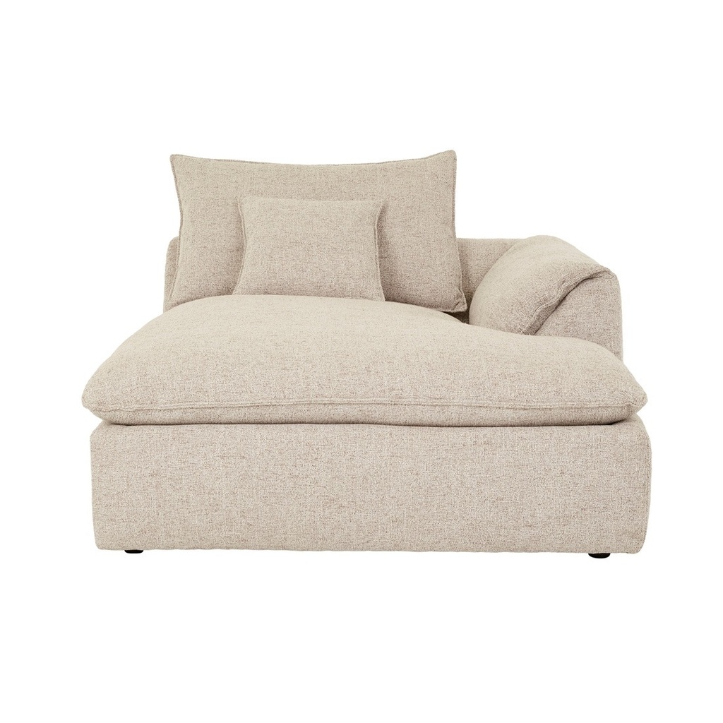 Madrid Fold Right Chaise Sofa - Tapioca