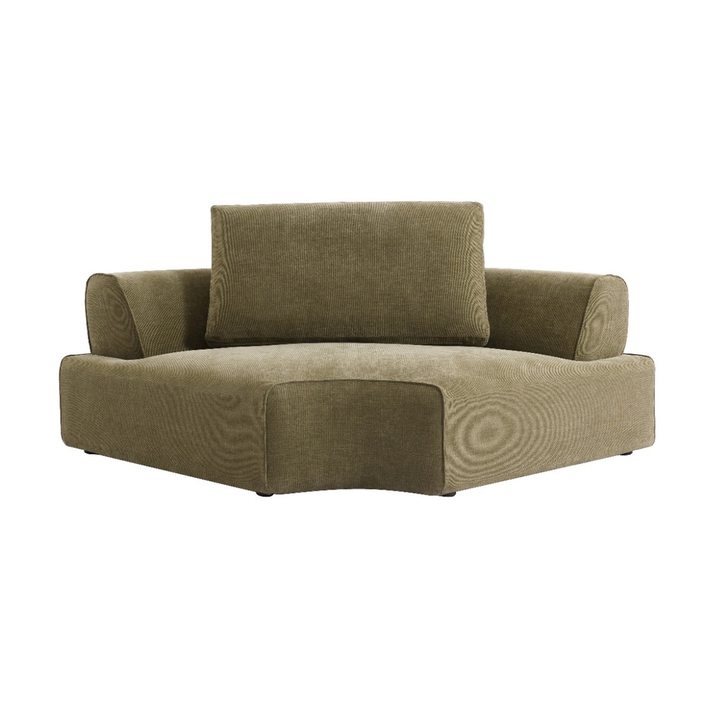 Madrid Loft Corner Wedge Sofa - Copeland Olive