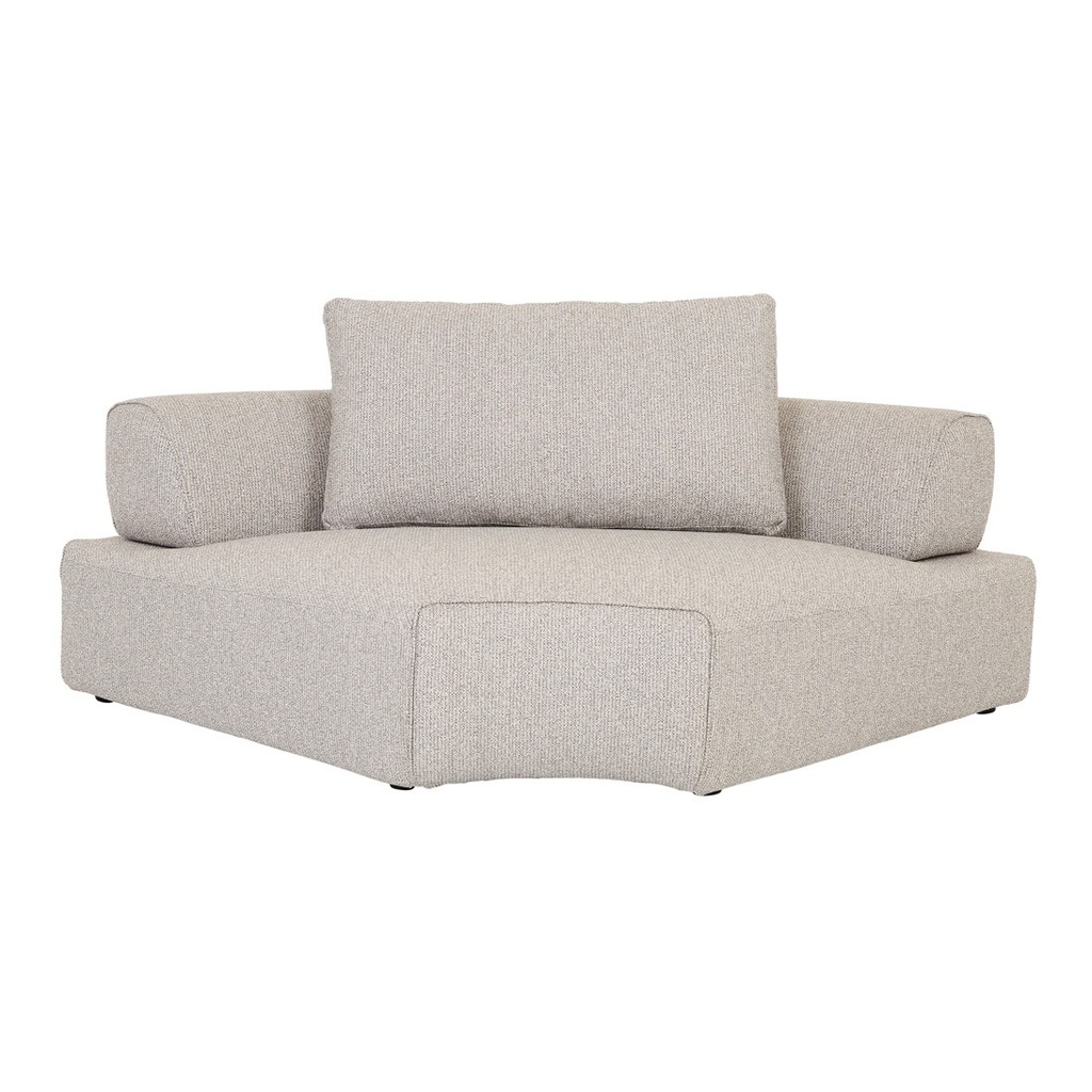Madrid Loft Corner Wedge Sofa - Ether Tweed