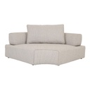 Madrid Loft Corner Wedge Sofa - Ether Tweed