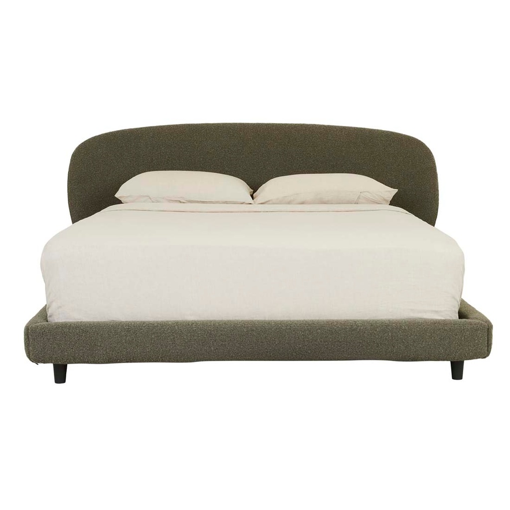 [MADRID-MONDO-BED-MOSS-BOUCLE-BED-MAD-MON-X] Madrid Mondo Bed - Moss Boucle