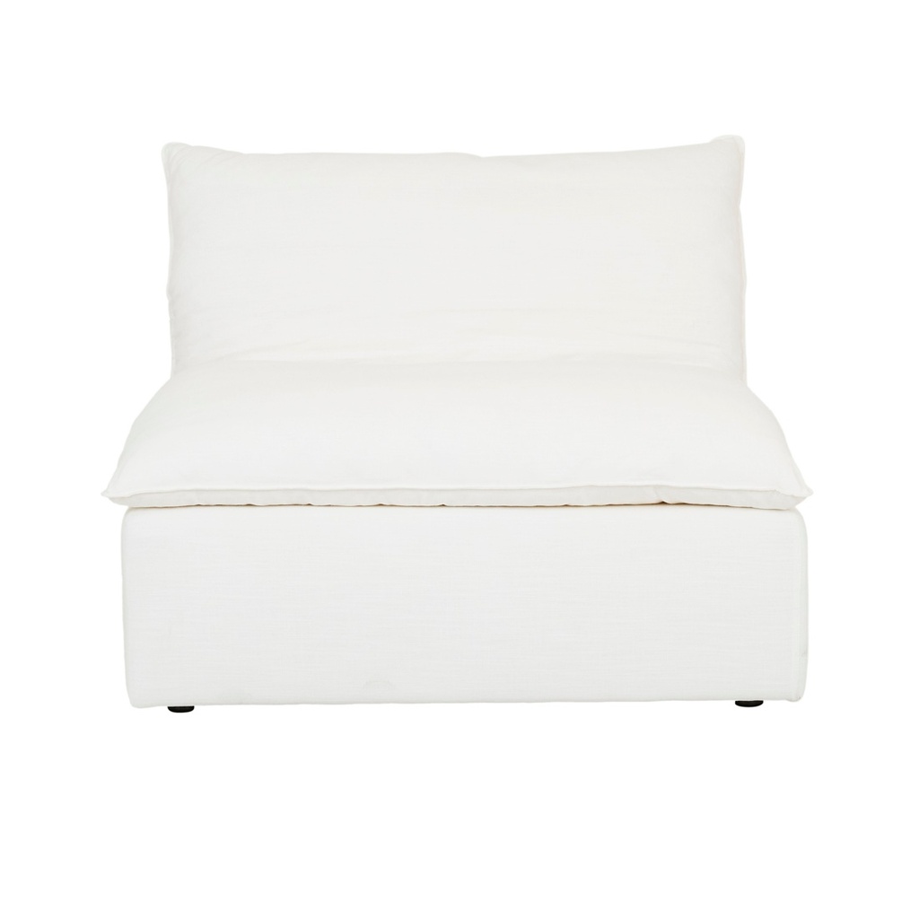 Madrid Retreat 1 Seater Centre Sofa - Dove Linen Weave