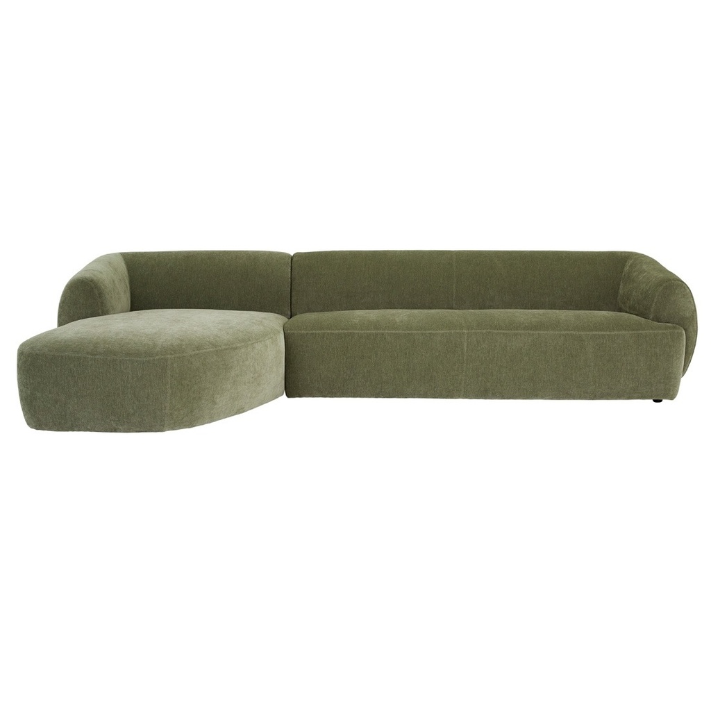 Madrid Slope Left Chaise Sofa Set - Clover