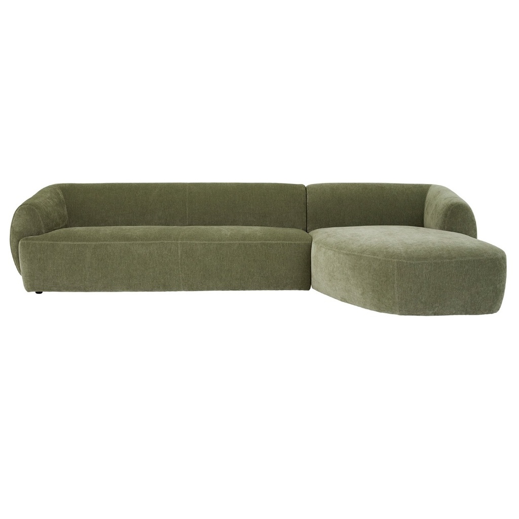 Madrid Slope Right Chaise Sofa Set - Clover