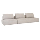 Madrid Loft 3-Seater Armless Sofa - Ether Tweed