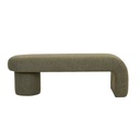 Margot Bench Seat - Moss Tweed