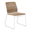 Marina Coast Dining Chair - NATURAL - White