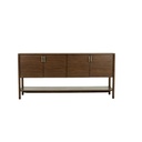Marlow Buffet - Chocolate Oak - Brass