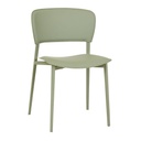 Matilda Dining Chair - Moss PU - Matt Moss