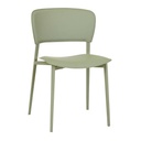 Matilda Dining Chair - Moss Recycled Leather - Matt Moss
