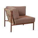 Mauritius Island 1 Seater Corner Sofa - Brique