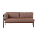 Mauritius Island 2 Seater Left Arm Sofa - Brique