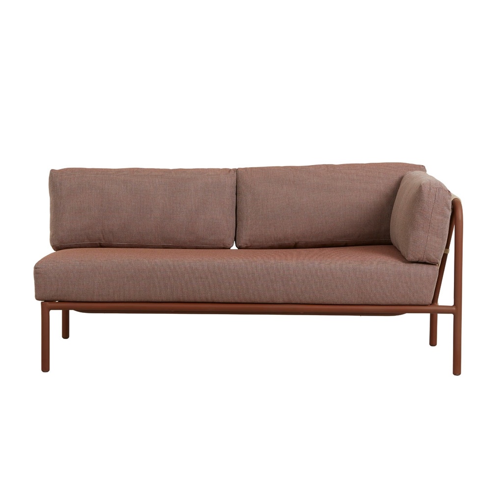 Mauritius Island 2 Seater Right Arm Sofa - Brique
