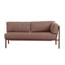 Mauritius Island 2 Seater Right Arm Sofa - Brique