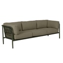 Mauritius Island 3 Seater Sofa - Emerald - Moss