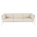 Mauritius Island 3 Seater Sofa - Sand - White