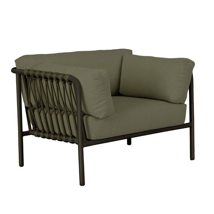 Mauritius Island Sofa Chair - Emerald - Moss