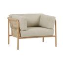 Mauritius Island Sofa Chair - Mushroom - Ginger