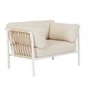 Mauritius Island Sofa Chair - Sand - White