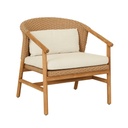 Mauritius Wrap Occasional Chair - Safari Weave - Honey Teak