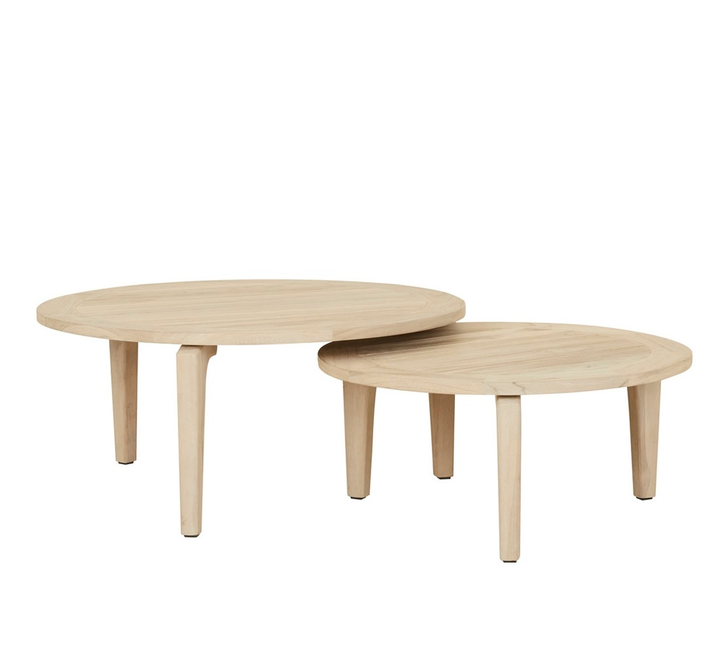 [MONTANA-ROUND-NEST-COFFEE-TABLES-AGED-TEAK-CTO-MONT-RND-NEST] Montana Round Nest Coffee Tables - Aged Teak