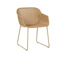 Montana Sleigh Dining Armchair - Ginger Resin - Ginger