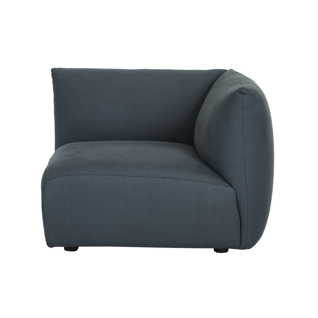 Natadora Slipper Corner Sofa - Dark Teal