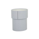 Nido Marble Bedside - Powder Blue - Matt White Marble