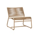 Normandy Linear Occasional Chair - Ginger 4mm Rope - Ginger