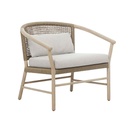 Normandy Occasional Chair - Biscuit - Aged Teak
