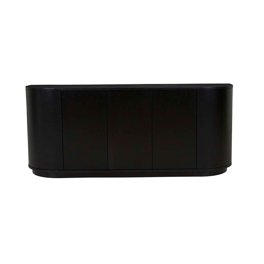 [OBERON-CRESCENT-BUFFET-MATT-DARK-OAK-BUF-OBER-CRES] Oberon Crescent Buffet - Matt Dark Oak