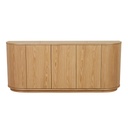 Oberon Crescent Buffet - Natural Ash