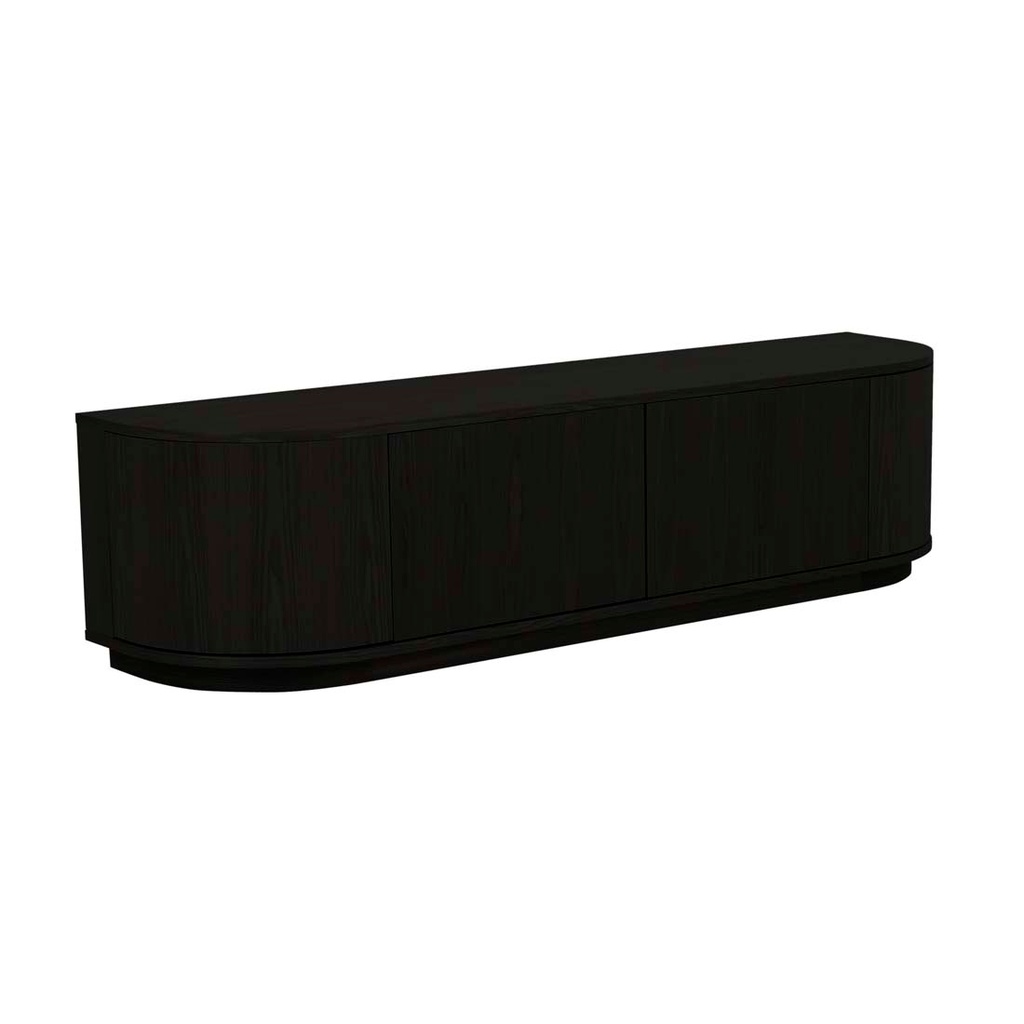 [OBERON-CRESCENT-ENTERTAINMENT-UNITS-MATT-DARK-OAK-TV-OBER-CRES-X] Oberon Crescent Entertainment Units - Matt Dark Oak