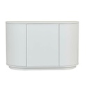 Oberon Crescent Storage Unit - White Grain Ash