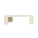 Oberon Curve Coffee Table - Shell