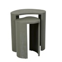 Oberon Curve Nest of 2 Side Tables - Thyme