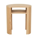 Oberon Curve Side Table - Natural Ash