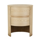 Oberon Lune Bedside - Natural Ash