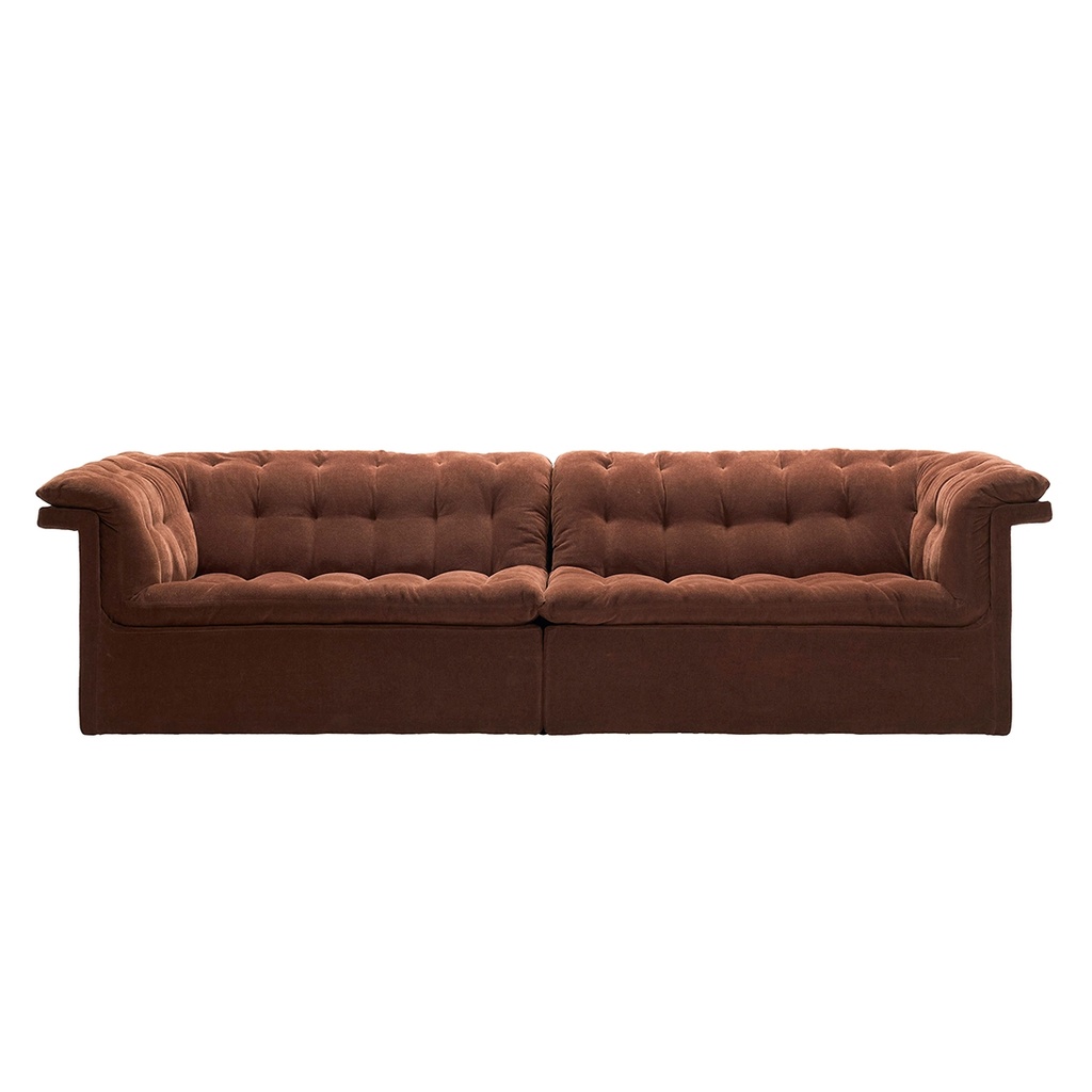 Natadora Furrow 4 Seater Sofa - Russet