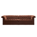 Natadora Furrow 4 Seater Sofa - Russet